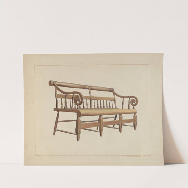 Settee by Vincent P. Rosel