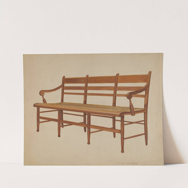 Settee by Arthur Johnson
