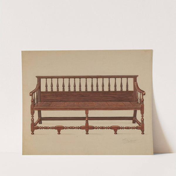 Settee by Frank Wenger