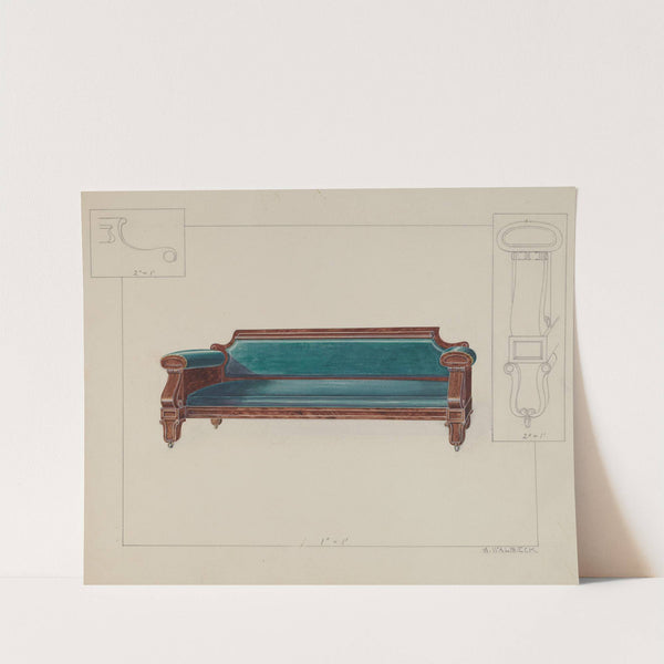 Settee by Alfred Walbeck