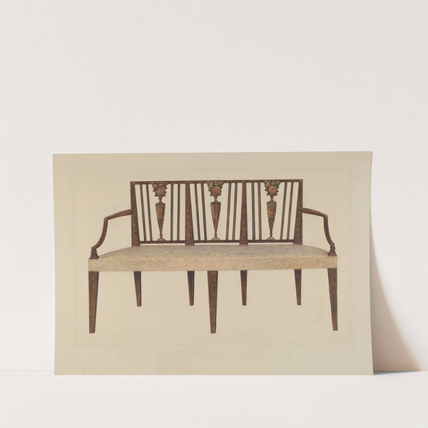 Settee-Sheraton Style by Charles Henning