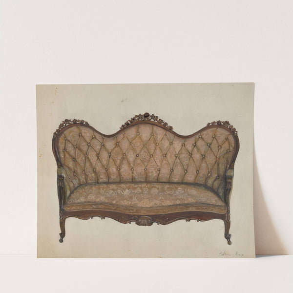 Settee-Sofa by Edna C. Rex