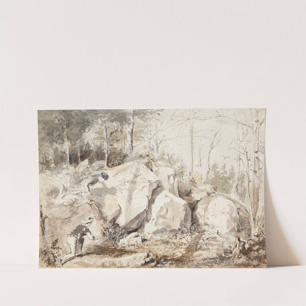 Setting a Squirrel Trap by Winslow Homer