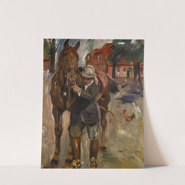 Setting out for a ride (1913) by Lovis Corinth