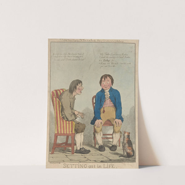 Setting out in life. (1796) by George Moutard Woodward