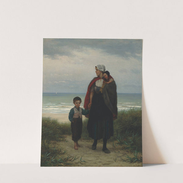 Setting out to sea, a farewell to father by Philip Sadée