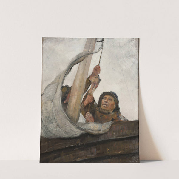 Setting Sail by Christian Krohg