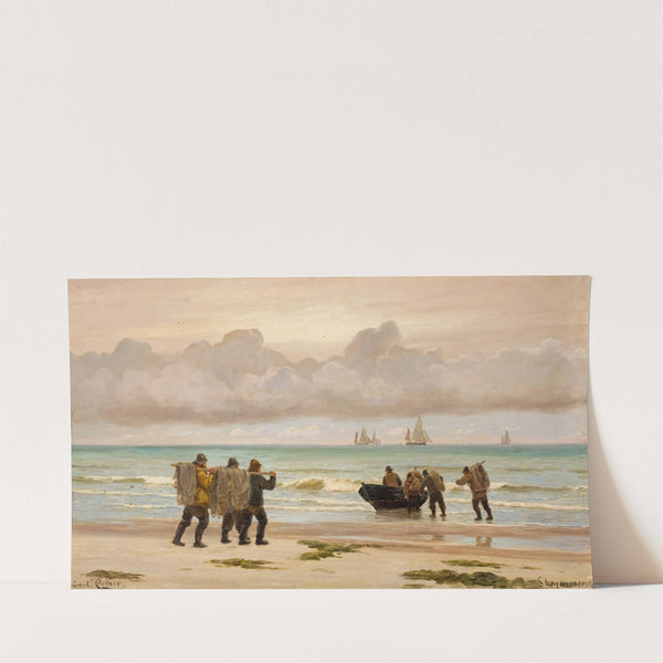 Setting Sail (1890) by Carl Locher