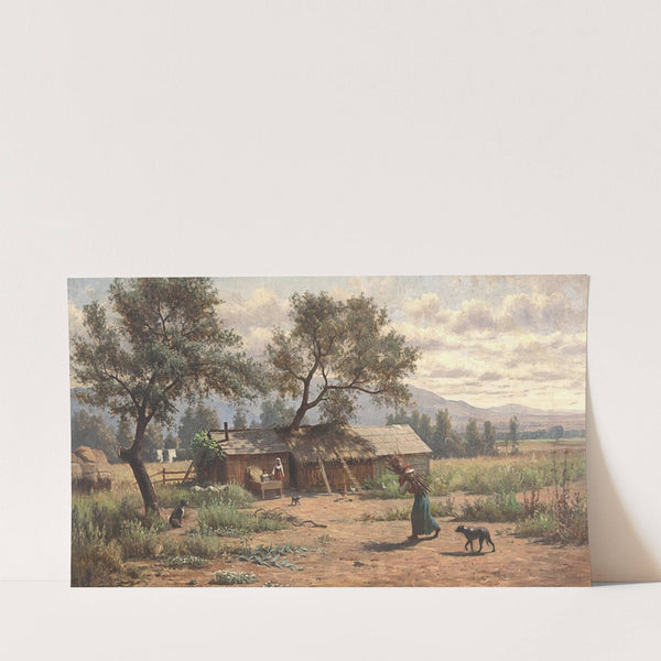 Settlement in the Napa Valley, Near St. Helena, California (1885) by Virgil Williams