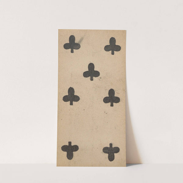 Seven of Clubs (1850) by Carl Holdhaus