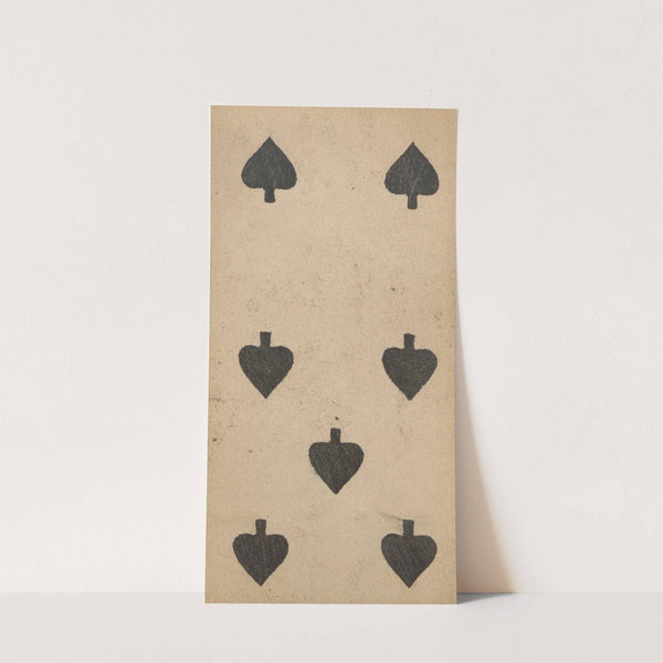 Seven of spades (1850) by Carl Holdhaus