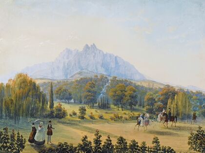 Seven Views Of Miskhor In The Crimea Vi