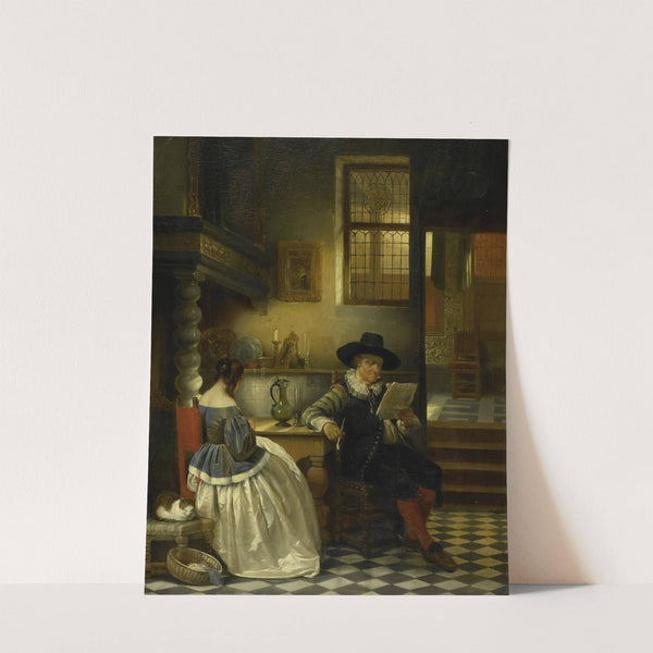 Seventeenth-century Interior (1838) by Jan August Hendrik Leys