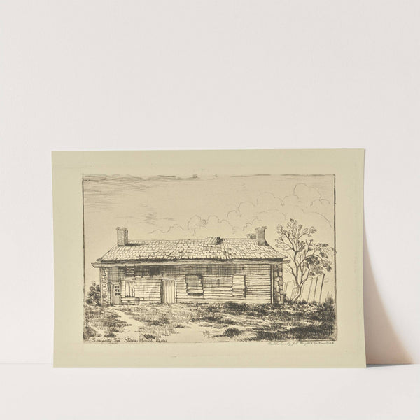 Seventy Six Stone House, rear. (1890) by William Henry Wallace