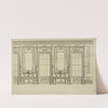Several designs of windows and moldings. by Michael Angelo Pergolesi