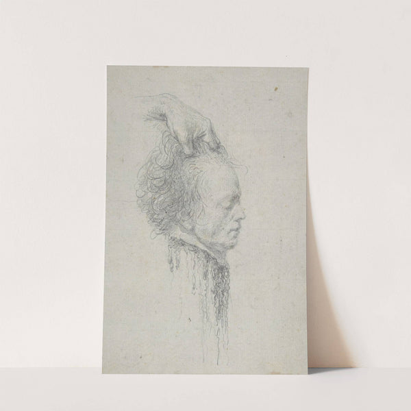 Severed head, said to be that of Maximilien-François-Marie-Isidore de Robespierre (1758-1794), guillotined July 28, 1794 (10 Thermidor, An II) by Vivant Denon