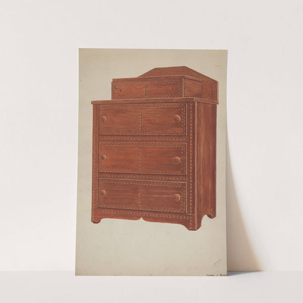 Sewing Cabinet by Frank Eiseman