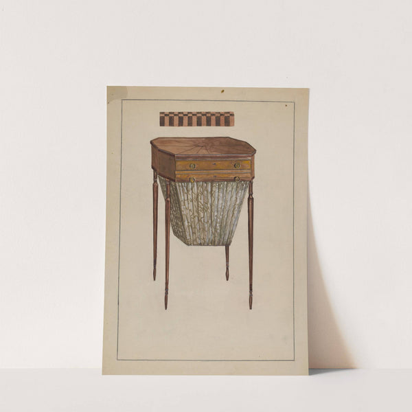 Sewing Table by Bessie Forman