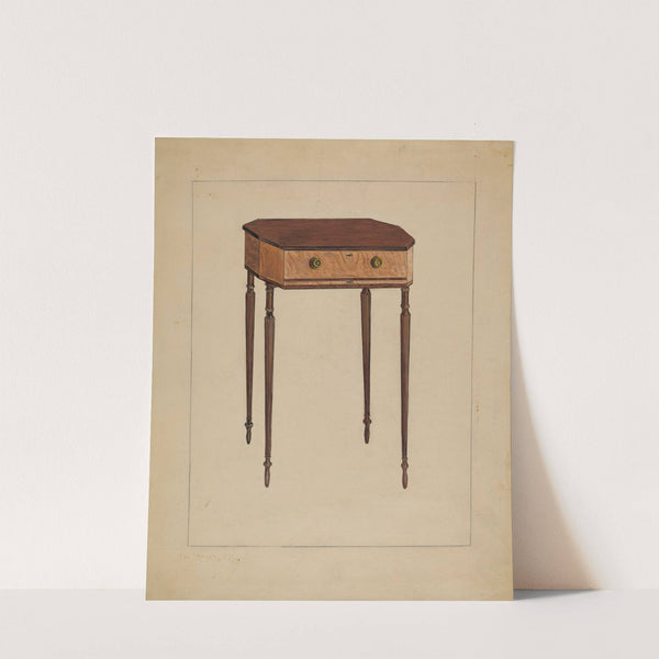 Sewing Table by Bessie Forman