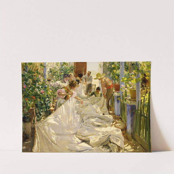 Sewing the Sail by Joaquín Sorolla