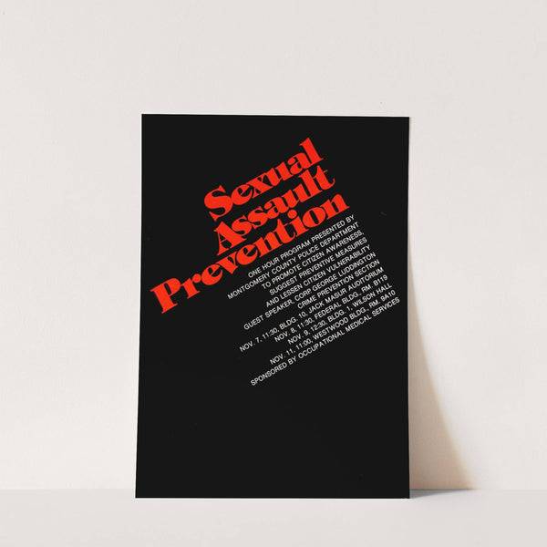 Sexual assault prevention by National Institutes of Health