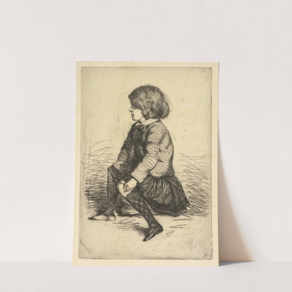 Seymour Haden Jr., Seated (1857–58) by James Abbott McNeill Whistler