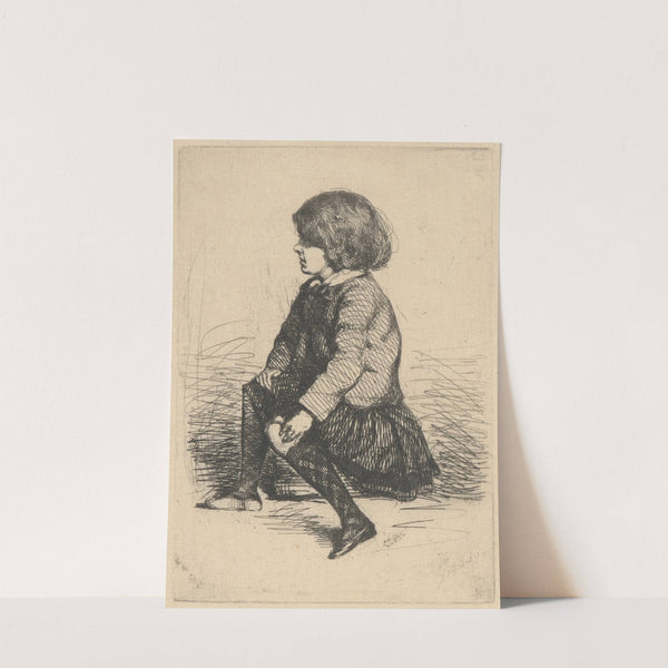 Seymour Seated (ca. 1858) by James Abbott McNeill Whistler