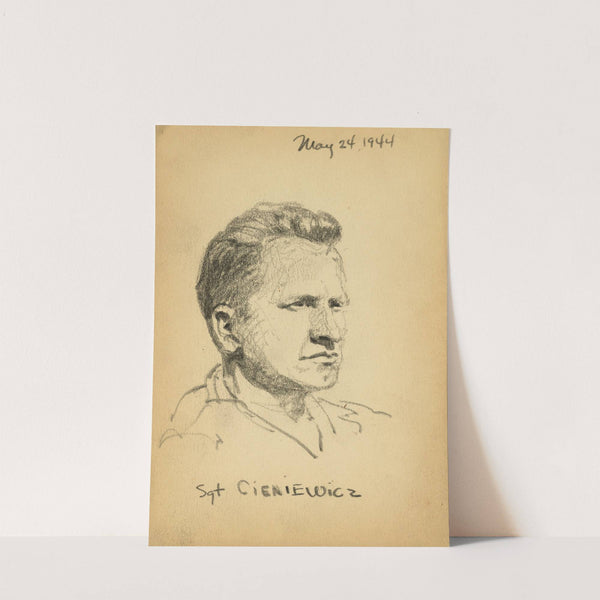 Sgt. Cieniewicz by Victor Alfred Lundy