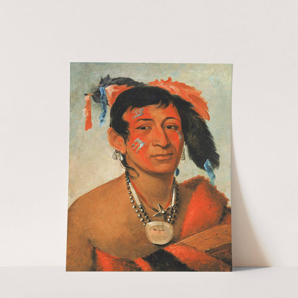 Sha-Wá-No, The South, a Noted Warrior by George Catlin