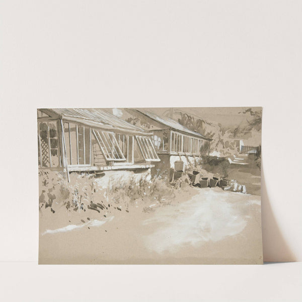 Shacks and Shrubs by Edwin Austin Abbey