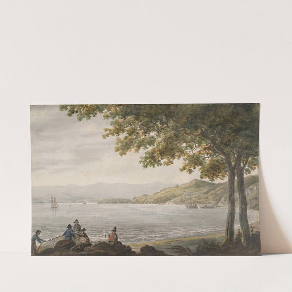 Shad Fishermen on the Shore of the Hudson River by Pavel Petrovich Svinin