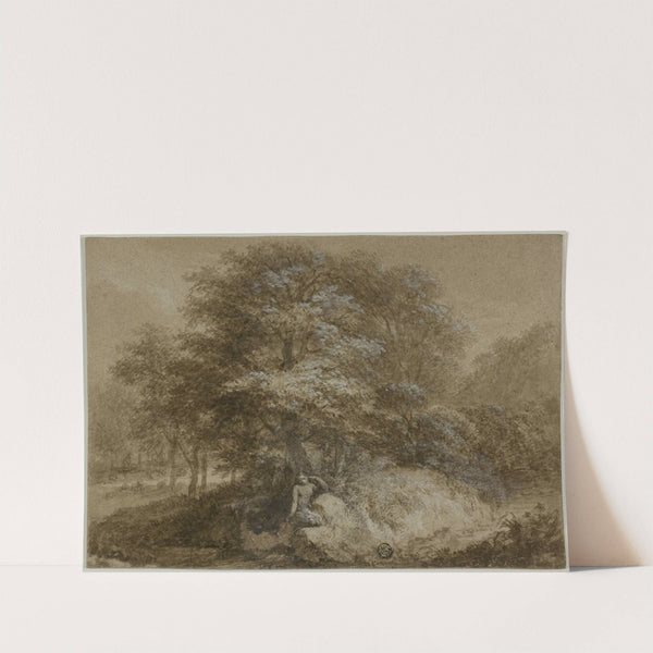 Shady Grove with Nymph Seated Under Tree by Adam Friedrich Oeser