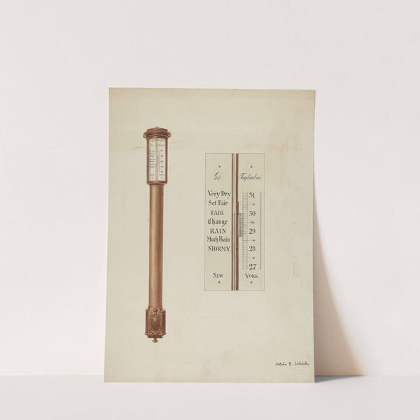 Shaker Barometer by Alois E. Ulrich