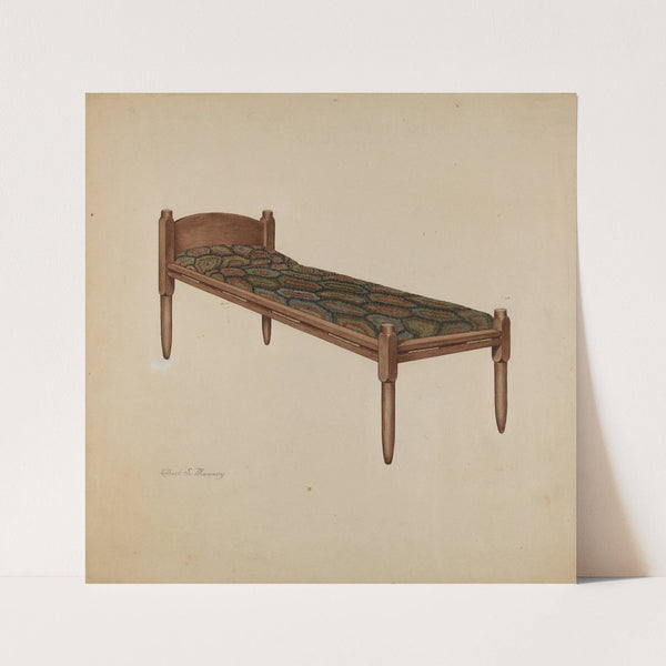 Shaker Bed (1935-1942) by Elbert S. Mowery