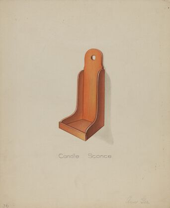 Shaker Candle Sconce