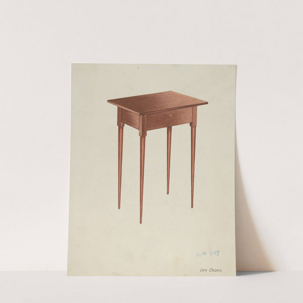 Shaker Candle Table by Lon Cronk