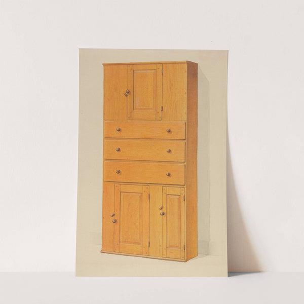 Shaker Cupboard with Drawers by Howard Weld