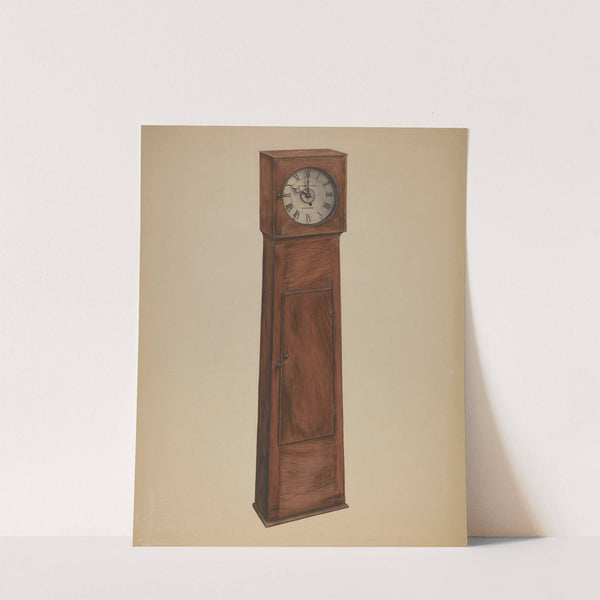Shaker Grandmother Clock by Orville Cline