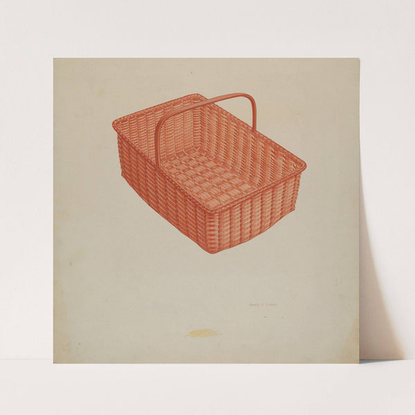 Shaker Laundry Basket by Orville A. Carroll