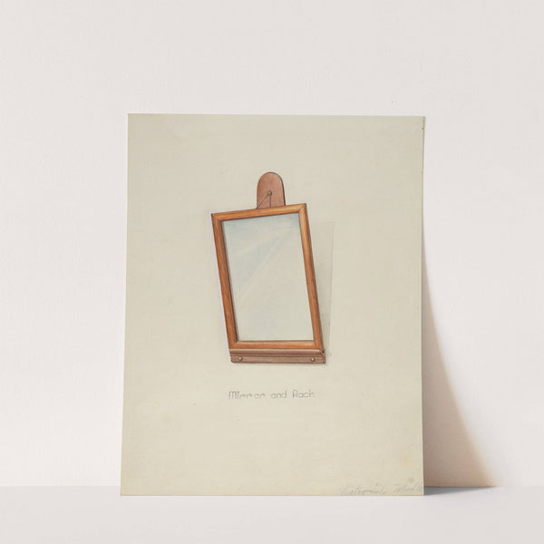 Shaker Looking Glass and Rack by Victor F. Muollo