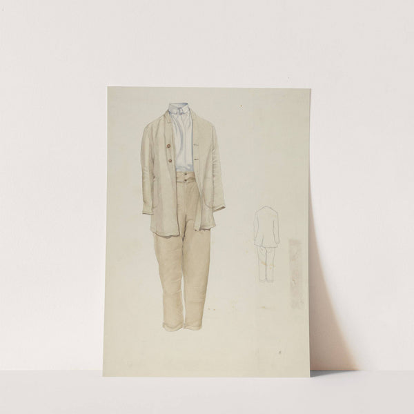 Shaker Man's Costume by Helen E. Gilman
