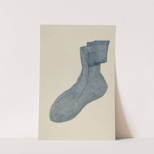 Shaker Man's Sock by Alice Stearns