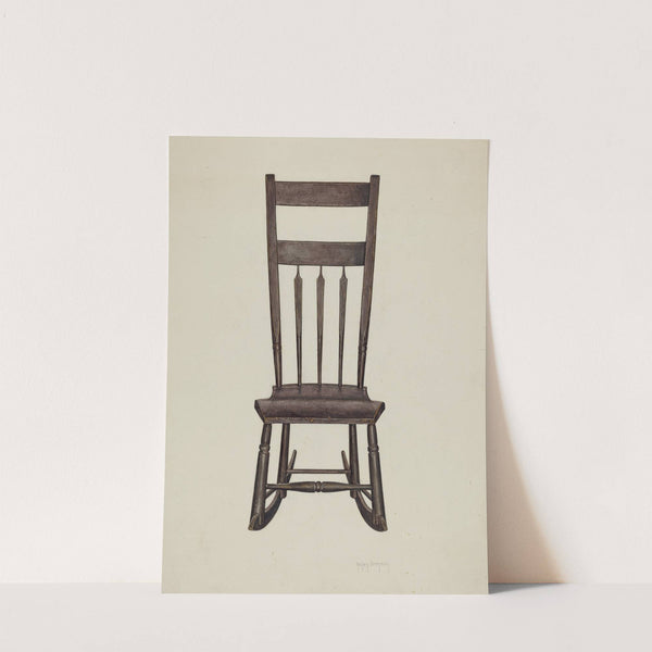 Shaker Nursing Chair by Helen Bronson