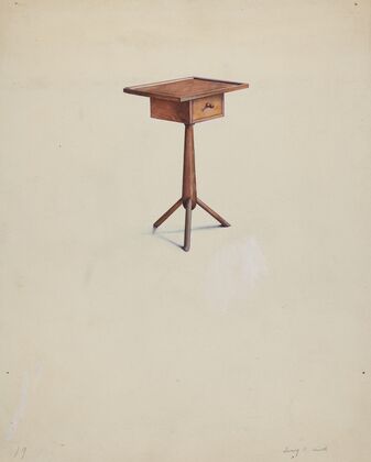 Shaker Peg Leg Stand