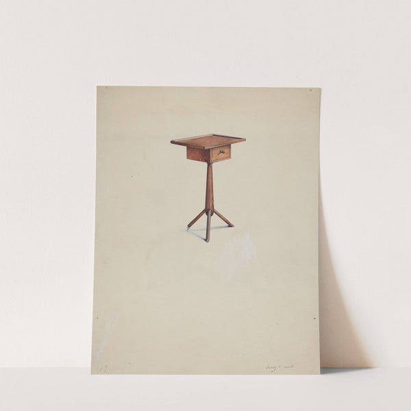 Shaker Peg Leg Stand by Irving I. Smith