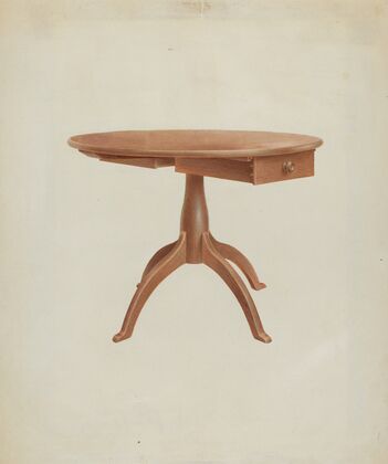 Shaker Round Table