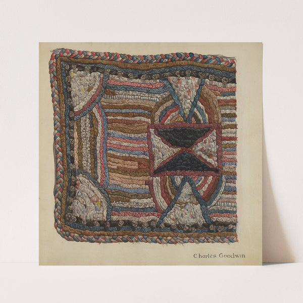 Shaker Shirred Rug by Charles Goodwin