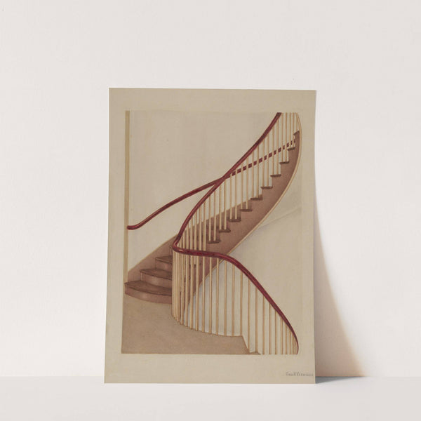 Shaker Spiral Staircase by George V. Vezolles