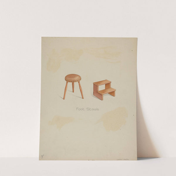 Shaker Stools by Lawrence Foster