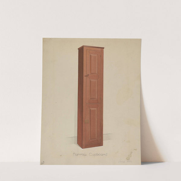 Shaker Tall Tin Cupboard by Anne Ger